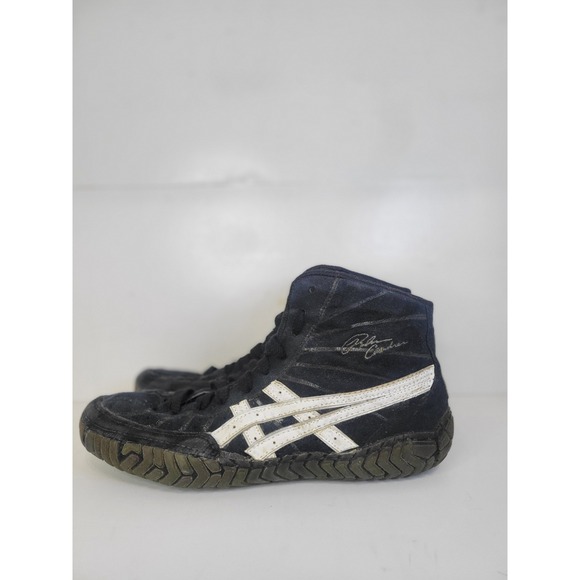 Custom 2008 Rulon Wrestling‎ Shoes Black Gold Men\'s Sz 7.5 (Fit Big) Rulons RARE main image 7